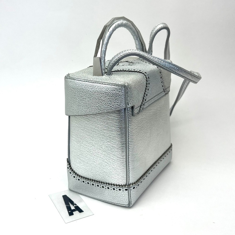 THE VOLON Great Alice Leather Box Bag - Picture 4 of 16